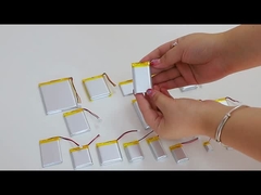 แบตเตอรี่พอลิเมอร์ลิตียม 2 มิลลิเมตร ultra thin แบตเตอรี่ LiPo ขนาด 27mAh 3.7V